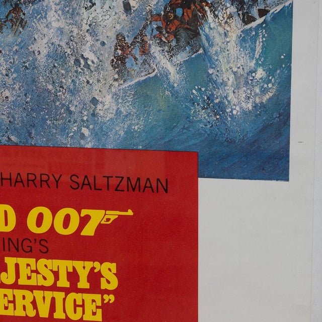 U.S Release James Bond 007 on Her Majestys Secret Service Poster, 1969 For Sale - Image 17 of 18