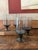 Gray Set of Five (5) Vintage Smoky Blue Gray Glass Goblets Attributed to Dartington For Sale - Image 8 of 10