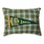 Idaho Native American Vintage Pennant on New Woven Plaid Throw Pillow For Sale