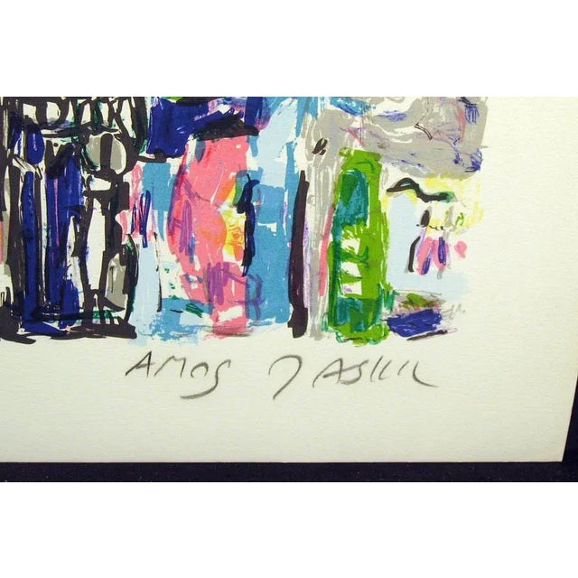 Impressionist Impressionist Amos Yaskil "Bottles" Signed Numbered Artwork Lithograph by Israeli Artist For Sale - Image 3 of 5
