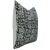 Fabdivine Handblock Print Cushion Cover 26x26 Inch Off-White Linen-Rudraksh For Sale - Image 4 of 5