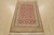 Farmhouse Bokhara Jaldar Rug 4’2” X 6’7” Pink Wool Tribal Hand-Knotted Oriental Carpet For Sale - Image 3 of 12