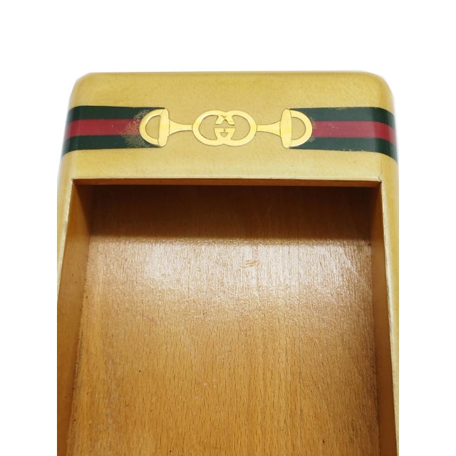 Italian Tidy Tray in Maple from Gucci, 1970s For Sale - Image 6 of 8