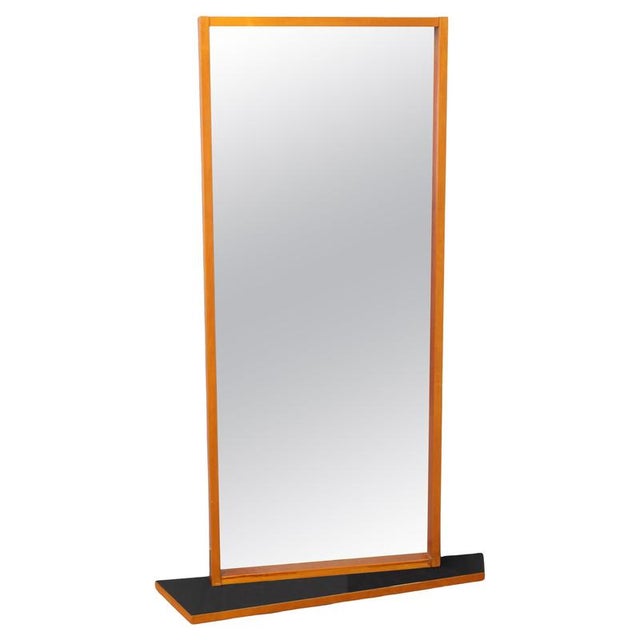 Mid-Century Standing Mirror with Shelf, Former Czechoslovakia, 1960s For Sale - Image 10 of 10