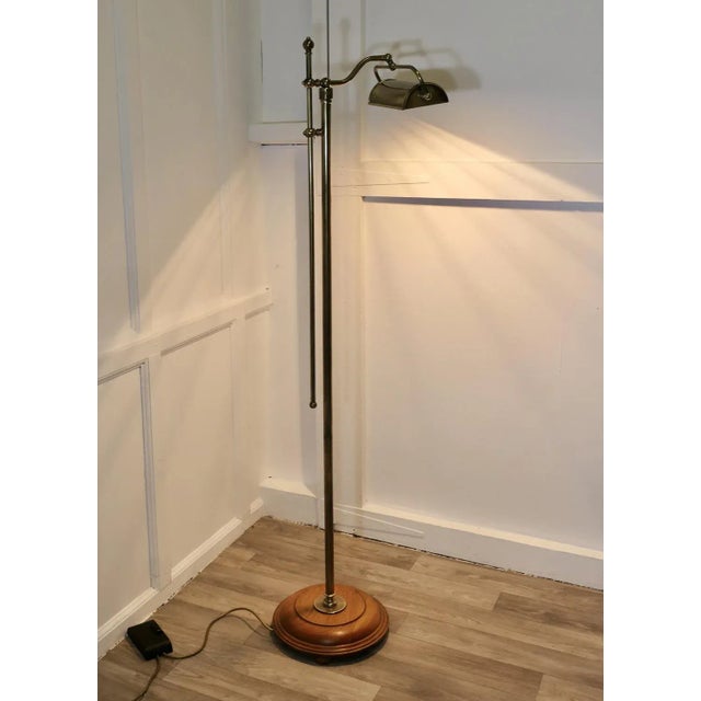 Modern Telescopic Brass Floor Lamp, 1980s For Sale - Image 3 of 6