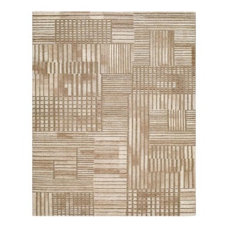 Bergamo Handmade Rug Beige 2x3 For Sale