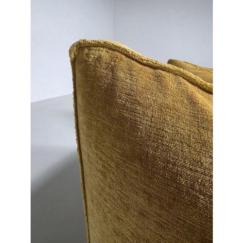 1970s Le Bambole Lounge Chairs in Linen Velvet by Mario Bellini for C&B Italia, 1970s, Set of 2 For Sale - Image 5 of 11