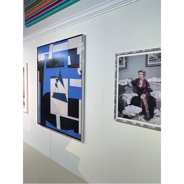 Painting on Canvas signed verso Cecil Touchon Born 1956 Austin, Texas is a contemporary American collage artist, painter,...