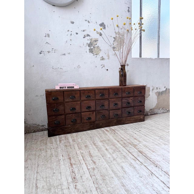 Wood Oak Workshop Credenza, 1950 For Sale - Image 7 of 18