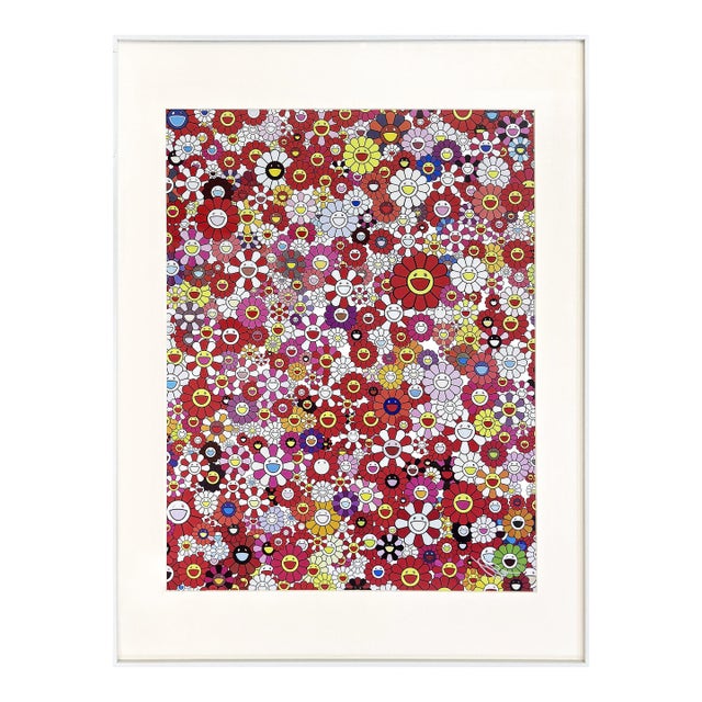 Takashi Murakami, an Homage to Monopink 1960 E (Framed Hand Signed Lithograph), 2020 For Sale
