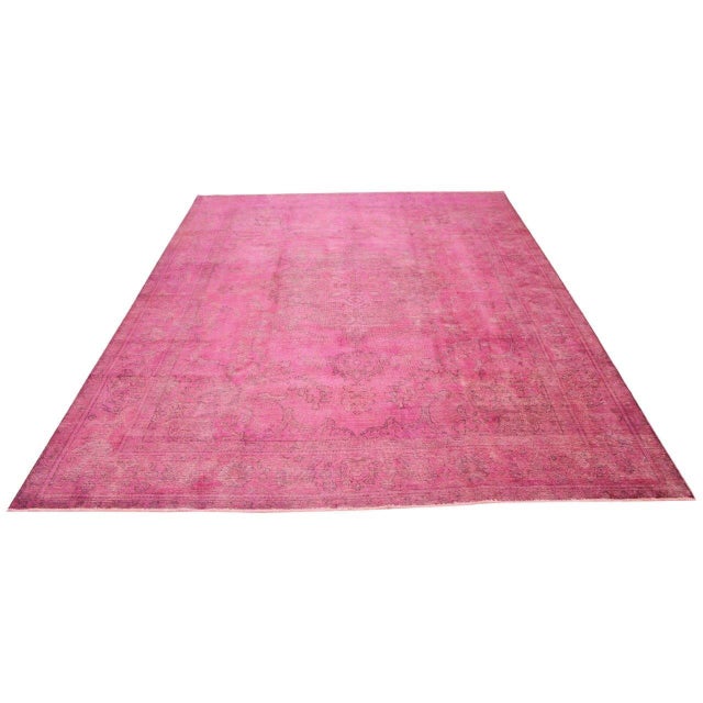 Traditional Vintage Hand Knotted Wool Rug, 9'7''x12'8" For Sale - Image 3 of 5