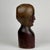 Unique 19th C. American Wood, Hand Carved Milliner Head Bust Sculpture For Sale - Image 11 of 12