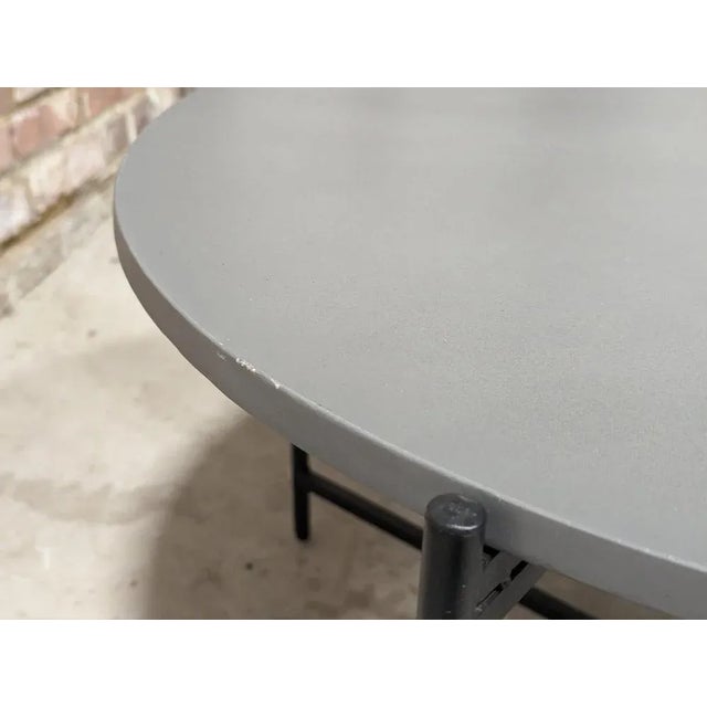 Complete your garden furniture set with this Concrete Top Round Outdoor Coffee Table. This round coffee table is ideal for...