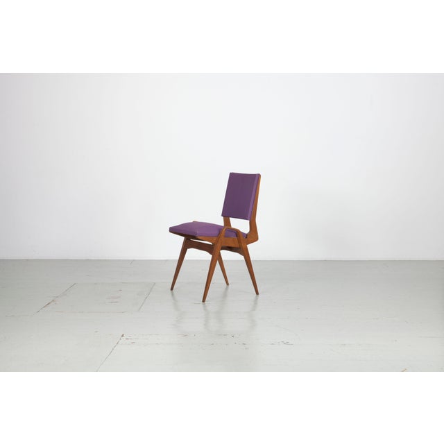 Brown Chairs from Maurice Pré, France, 1960s, Set of 4 For Sale - Image 8 of 18