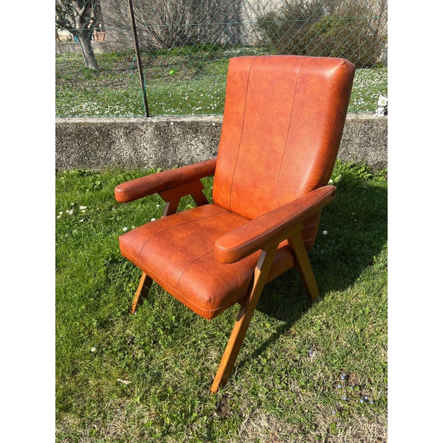 Vintage Reclining Chairs, 1950s, Set of 2 For Sale - Image 11 of 17