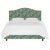 Transitional Kenmore Bed in Blue Citrine Loiret, Twin For Sale - Image 3 of 6