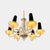 Transparent 1930s Art Déco Maison Veronese Chandelier Attributed to André Arbus For Sale - Image 8 of 12