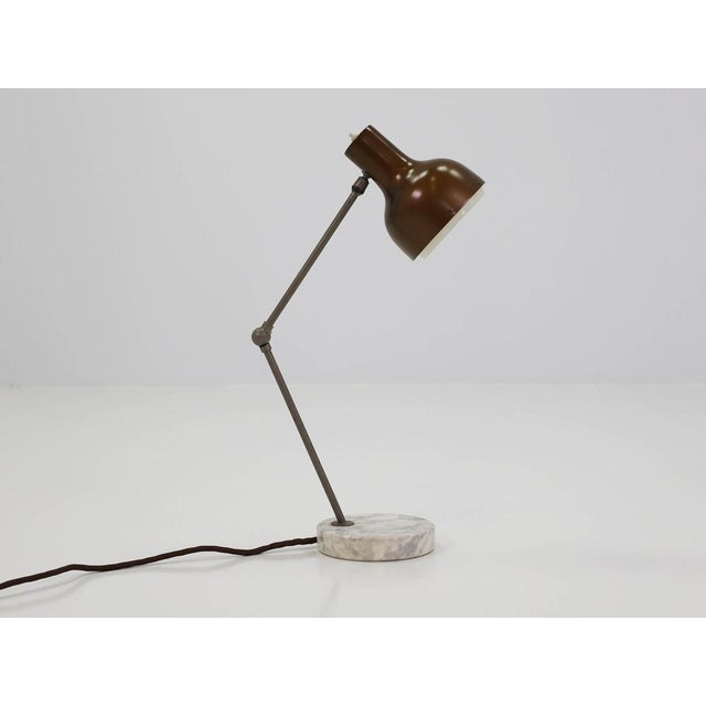 Brutalist Italian Adjustable Table Lamp, Italy, 1960s For Sale - Image 3 of 11