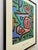 Teal Paul Klee Vintage 1986 Lithograph Print Framed Modernist Poster " Heroische Rosen " 1938 For Sale - Image 8 of 15