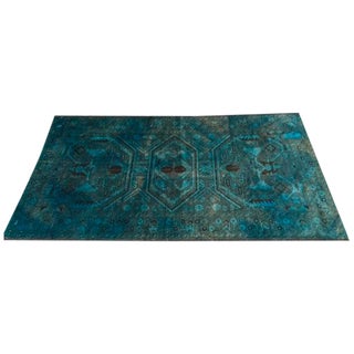 Overdyed Vintage Balouchi Rug - 5'10" X 3'5" For Sale