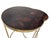Metal Modern Brass and Pen Shell Nesting Accent Tables by Crate and Barrel For Sale - Image 7 of 12