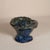 Ceramic Handmade Studio Pottery Organic Sculptural Ceramic Vessel in Blue & Green Drip Glaze, Abstract Artisan Pedestal Form For Sale - Image 7 of 13