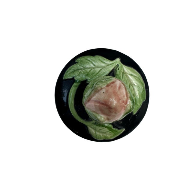 1986 Vintage Fitz & Floyd Floral Leaves & Monkey Tea Pot For Sale - Image 10 of 12