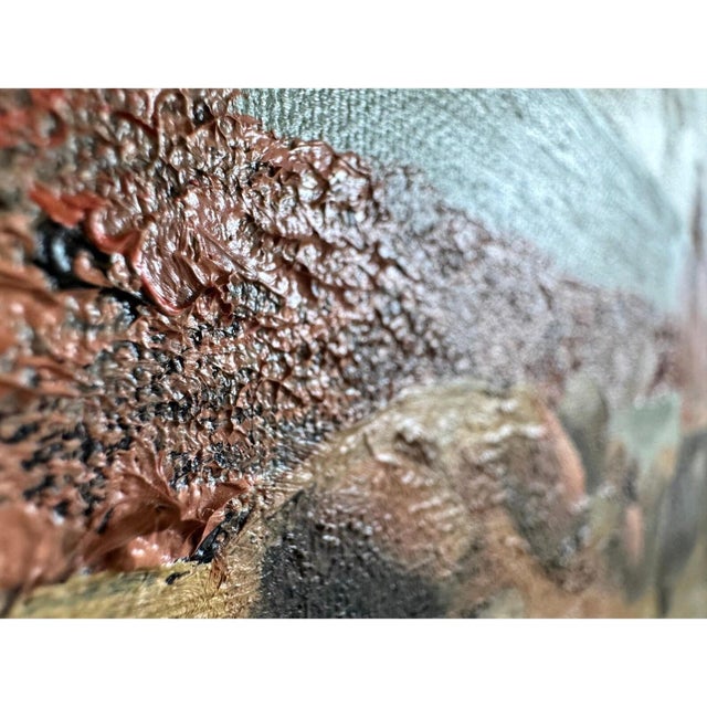 Mid 20th Century Vintage Mid-Century Coastal Oil Paintings by Gibson – Signed Pair With Provenance For Sale - Image 5 of 14