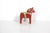 Mid-Century Modern Vintage Swedish Dala Horse by Grannas a Olssons Folk Art Red Orange For Sale - Image 3 of 9