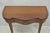 Early 20th Century Antique Sheraton Federal Mahogany Urn Inlay Flip Serpentine Console Game Table For Sale - Image 5 of 18