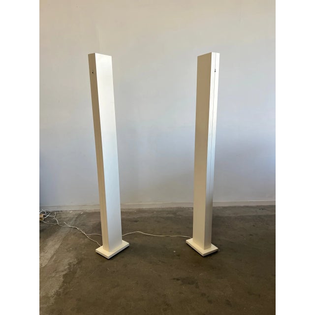 1970s Pylon Floor Lamps by Casella - Pair For Sale - Image 9 of 9