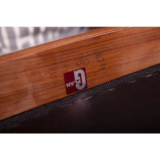 Fabric and Teak Dining Chairs by Victor Wilkins for G-Plan, 1960s, Set of 4 For Sale - Image 10 of 11