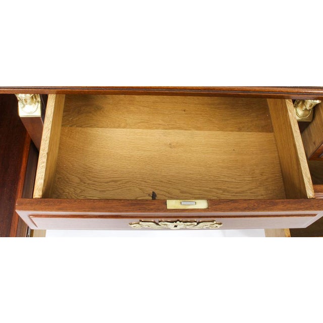 French Empire Revival Ormolu Mounted Desk, 19th Century For Sale - Image 10 of 18