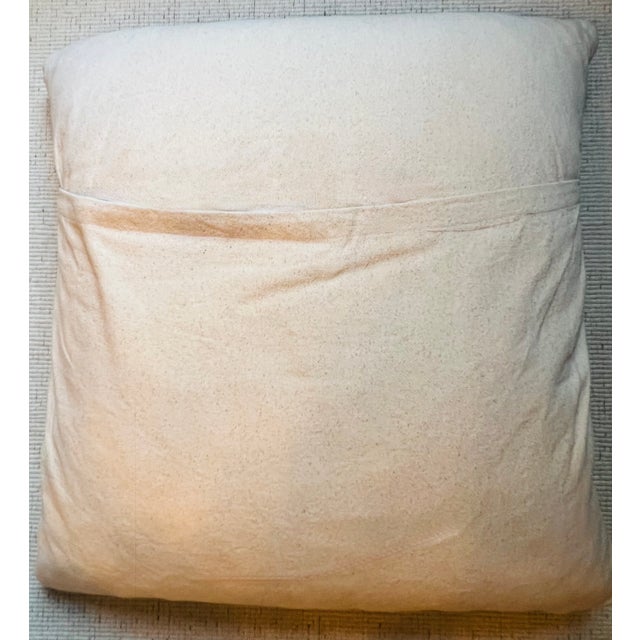 Mid-Century Modern Nickey Kehoe Yellow Floor Euro Decorative Accent Pillow For Sale - Image 3 of 5