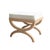 2020s Matthew Izzo Home Xanadu Stool - Neoclassical Natural Rope Stool With White Performance Linen Cushion For Sale - Image 5 of 5