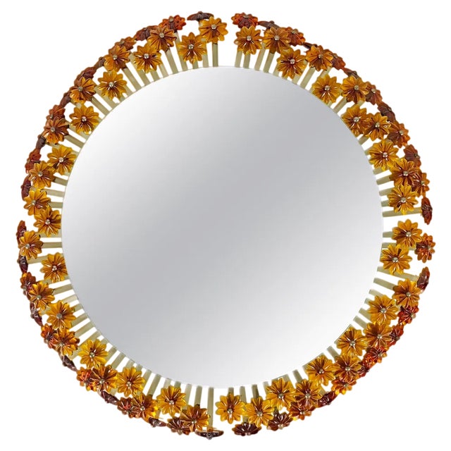Mid-Century Modern Mirror by Emil Stejnar for Rupert Nikoll, Austria, 1960s For Sale