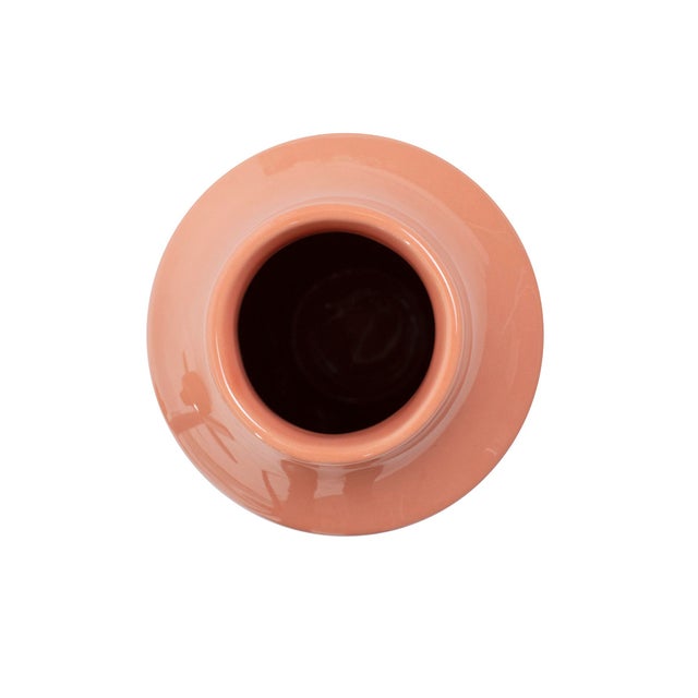 2020s Richland Embossed Peach Vase- Medium For Sale - Image 5 of 10