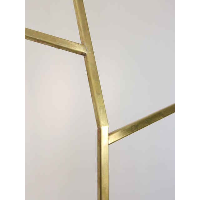 Wall Kite Lamp in Raw Brass, 2000s For Sale - Image 4 of 13