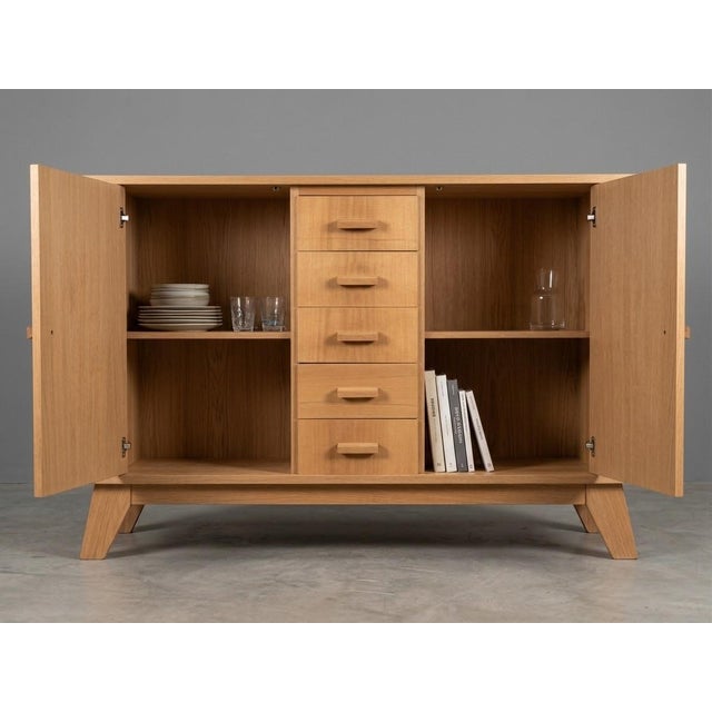 Mid-Century French Modern Model 130 Sideboard by René Gabriel, 1950s For Sale - Image 3 of 4