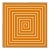 Homage to Stella in Orange, Framed Art Print by David Phoenix For Sale