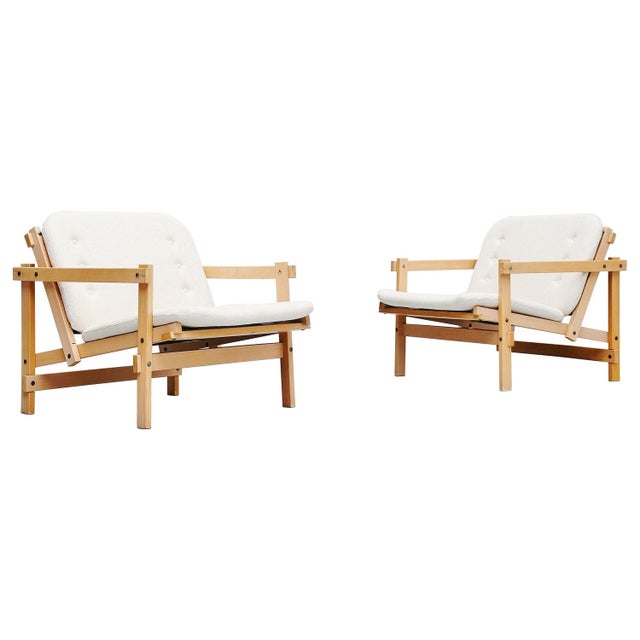 Set of Cleon Lounge Chairs attributed to Martin Visser for T Spectrum, 1964 For Sale - Image 9 of 9