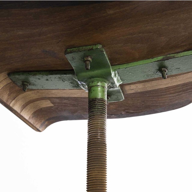 1950s Czech Industrial Swivel Chair, 1950s For Sale - Image 5 of 11