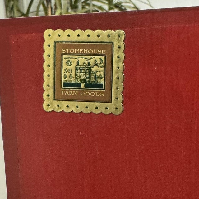 Vintage 1990s Hand-Painted Stonehouse Farm Goods Demilune Desk or Console For Sale - Image 13 of 15