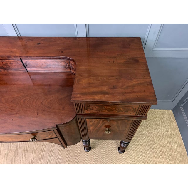 Early 19th Century Large Regency Inlaid Flame Mahogany Sideboard, 1810 For Sale - Image 5 of 18