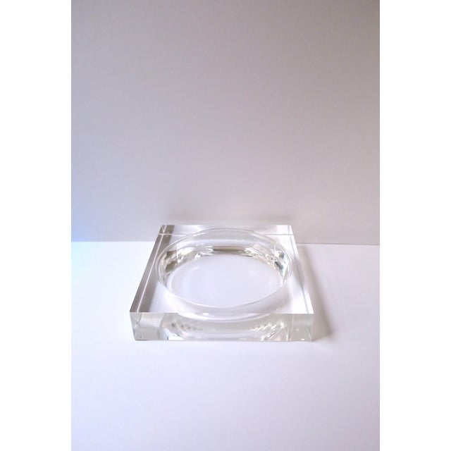 Lucite Catchall Modern Postmodern Design, Circa Late-20th Century For Sale - Image 10 of 13