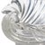 Cartier Signed Seguso Murano Vintage Crystal Clear Ribbed Surface Italian Art Glass Seashell Shell Bowl For Sale - Image 11 of 11