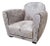 Vintage French Art Deco Club Chair Newly Reupholstered For Sale