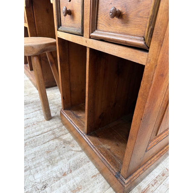 Vintage Oak Counter, 1950s For Sale - Image 17 of 18
