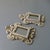 Wood Miniature Carved Rococo Wall Mirrors - a Pair For Sale - Image 7 of 17