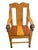 Vintage folk Art hand painted dog chair. Handcrafted pine wood signed by artist, Craig Carey. A self taught popular...
